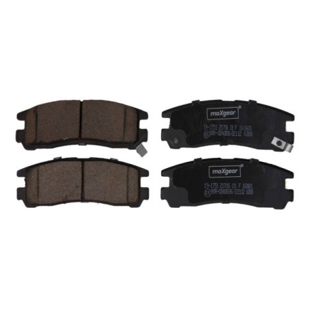 MAXGEAR 19-1751 Brzdové platničky zadné pre Galant Eclipse Space Runner Wagon L 400 Pajero Sport