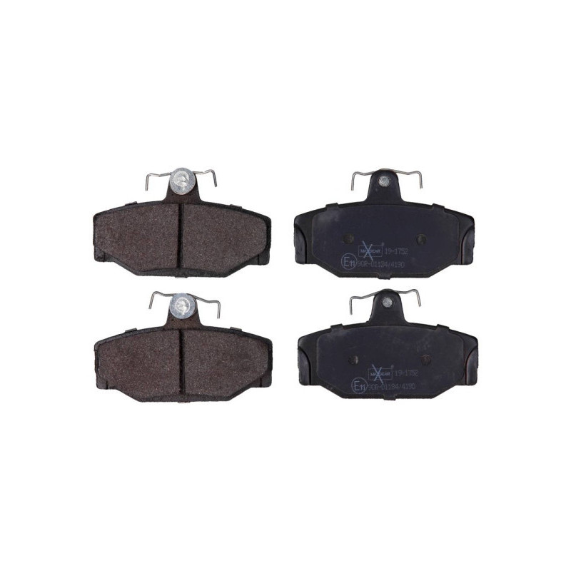 MAXGEAR 19-1752 Brzdové destičky zadní pro Volvo 740 940 760 960 V70 S90 V90 780 850 XC70