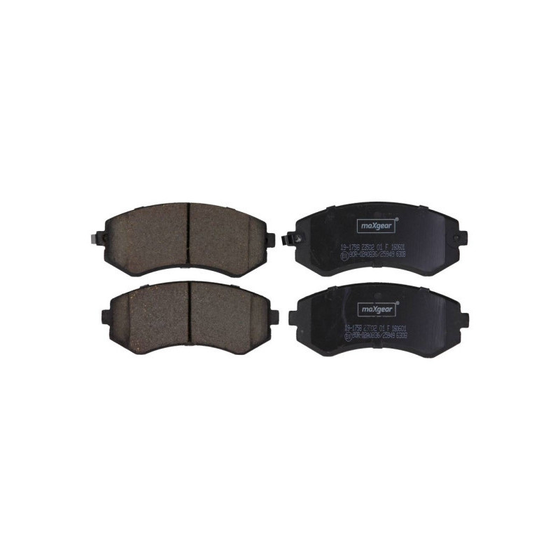MAXGEAR 19-1758 Pastiglie freno per Patrol Almera 240SX