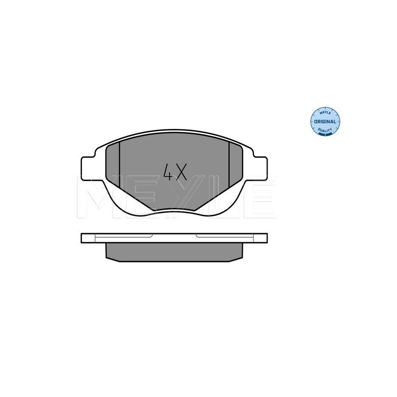 MEYLE 025 250 9419 Pastiglie freno anteriore per Citroen C4