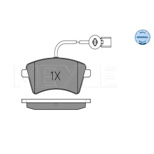 MEYLE 025 252 9118 Klocki hamulcowe przód dla Renault Kangoo