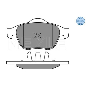 MEYLE 025 245 3618 Pastillas de freno delantero para Renault Scenic