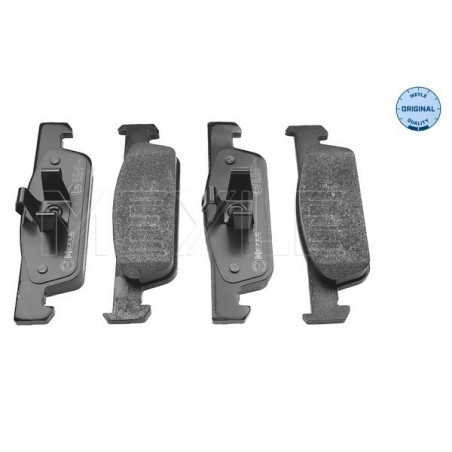 MEYLE 025 257 0217 Brzdové platničky predné pre Logan Sandero Fortwo Clio Forfour Twingo Thalia