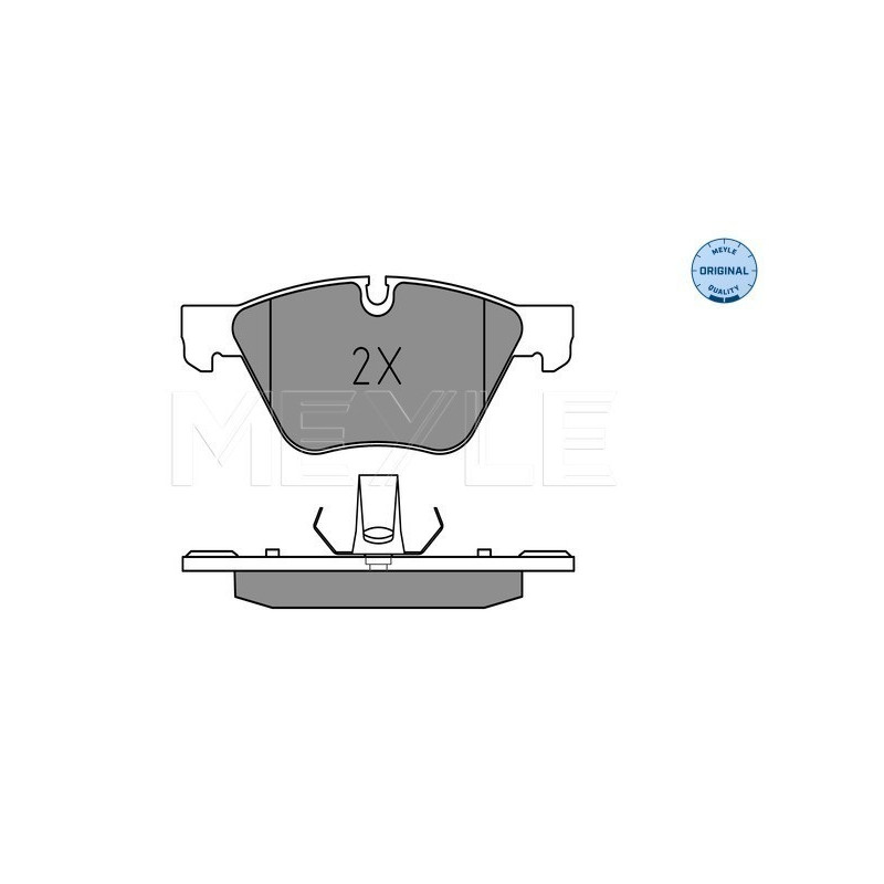 MEYLE 025 246 9719 Brzdové platničky predné pre BMW 5