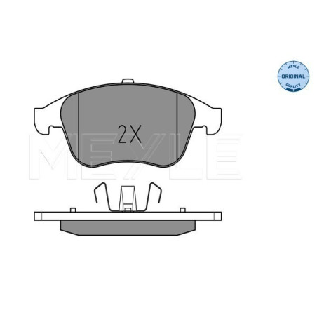 MEYLE 025 247 0917 Brake Pads Set Front for Renault Laguna Latitude