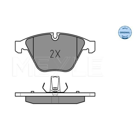 MEYLE 025 241 6120 Brzdové destičky přední pro BMW 3 X1 Z4