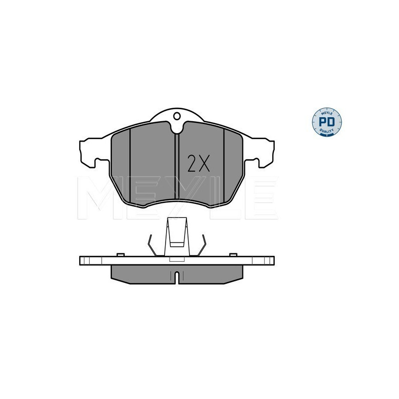 MEYLE 025 230 5719/PD Pastiglie freno anteriore per Astra Zafira Astravan