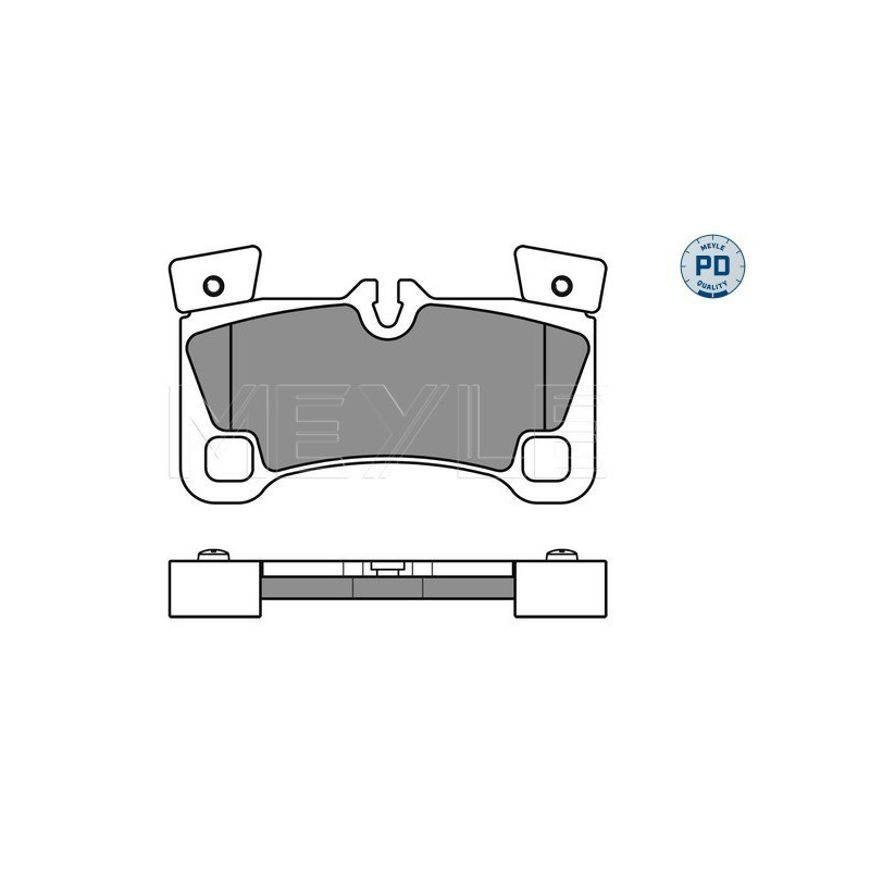 MEYLE 025 242 9616/PD Pastillas de freno trasero para Q7 Cayenne Touareg