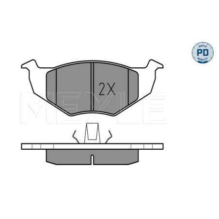 MEYLE 025 218 6615/PD Brake Pads Set Front for Cordoba Polo Ibiza Golf Toledo Vento