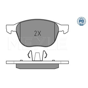 MEYLE 025 237 2318/PD Pastiglie freno anteriore per Focus C-Max V40 3 V50 S40 Transit C30 Ecosport