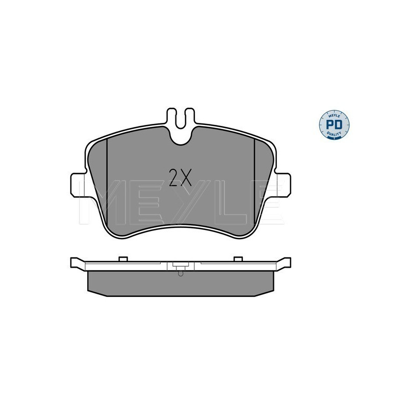 MEYLE 025 231 4419/PD Pastillas de freno delantero para Mercedes C CLK CLC SLK