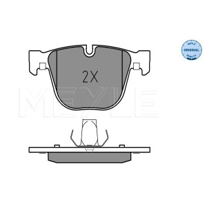MEYLE 025 237 3116 Brzdové platničky zadné pre BMW 7 5