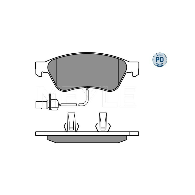 MEYLE 025 238 9620/PD Brake Pads Set Front for A6 A8 Phaeton