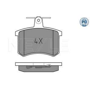 MEYLE 025 211 4416/PD Brake Pads Set Rear for 100 80 A4 A6 Thema Coupe 164 90 200 Croma A8 Cabriolet