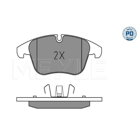 MEYLE 025 240 8418/PD Brzdové platničky predné pre XF XK S-Type XJ XE
