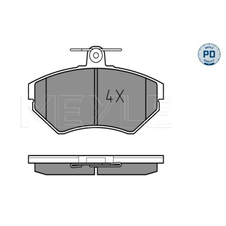 MEYLE 025 219 4516/PD Klocki hamulcowe przód dla Golf Caddy Cordoba Polo Vento Inca Passat Ibiza