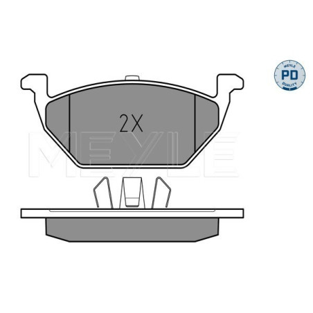 MEYLE 025 231 3019/PD Bremsbeläge Vorne für Fabia Ibiza Polo A1 Rapid Bora Roomster Jetta Toledo
