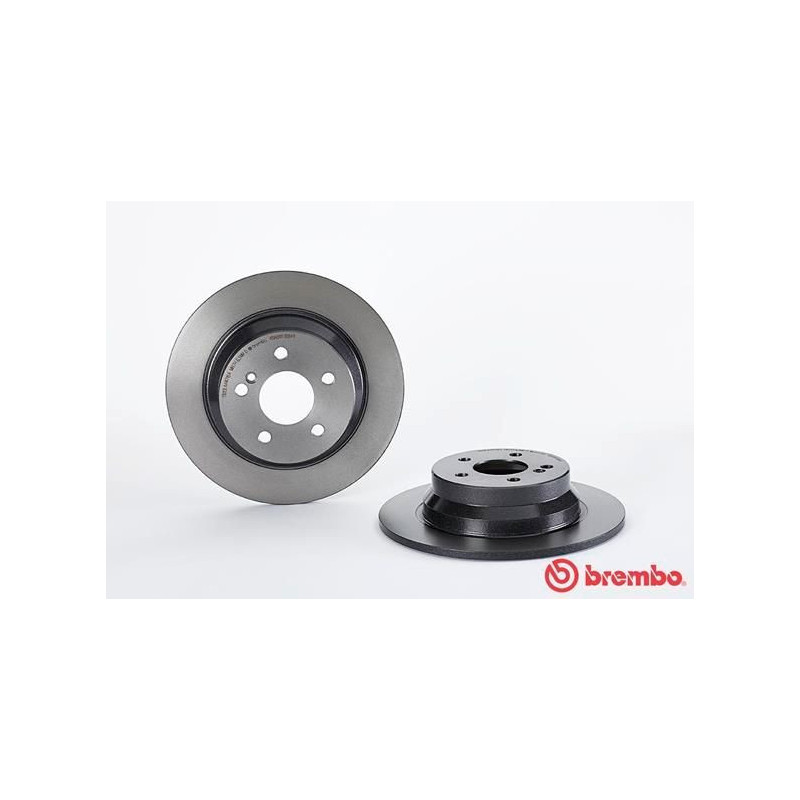 TRASERO Disco de freno Mercedes CLS E BREMBO 08.9584.11