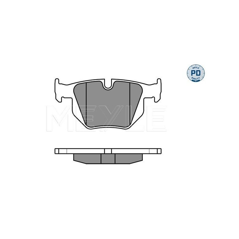MEYLE 025 212 8217/PD Pastiglie freno posteriore per BMW X5 X6