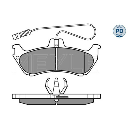 MEYLE 025 231 9017/PD Brzdové platničky zadné pre Mercedes M