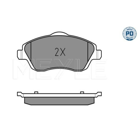 MEYLE 025 232 2517/PD Brake Pads Set Front for Combo Corsa Corsavan Tigra Meriva