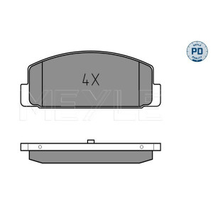 MEYLE 025 240 4514/PD Pastiglie freno posteriore per 6 626 323 Premacy