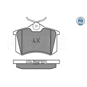 MEYLE 025 209 6115/PD Pastillas de freno trasero para 405 Golf Passat Vento Jetta Corrado Cordoba