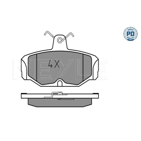MEYLE 025 209 8113/PD Brake Pads Set Rear for Sierra Scorpio Escort