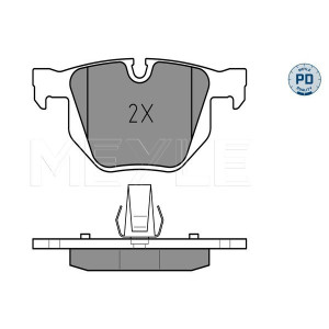 MEYLE 025 237 3217/PD Klocki hamulcowe tył dla BMW 5 6