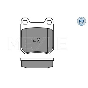 MEYLE 025 210 5015/PD Pastiglie freno posteriore per Vectra Omega 9-3 Carlton 900 9-5 Senator