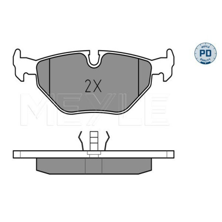 MEYLE 025 216 0717/PD Brake Pads Set Rear for BMW Z3 3