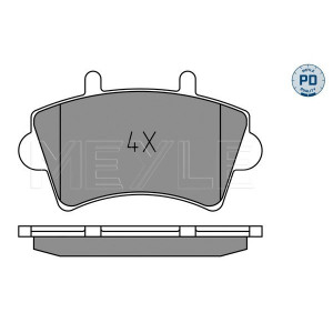 MEYLE 025 236 1318/PD Brake Pad Set Front for