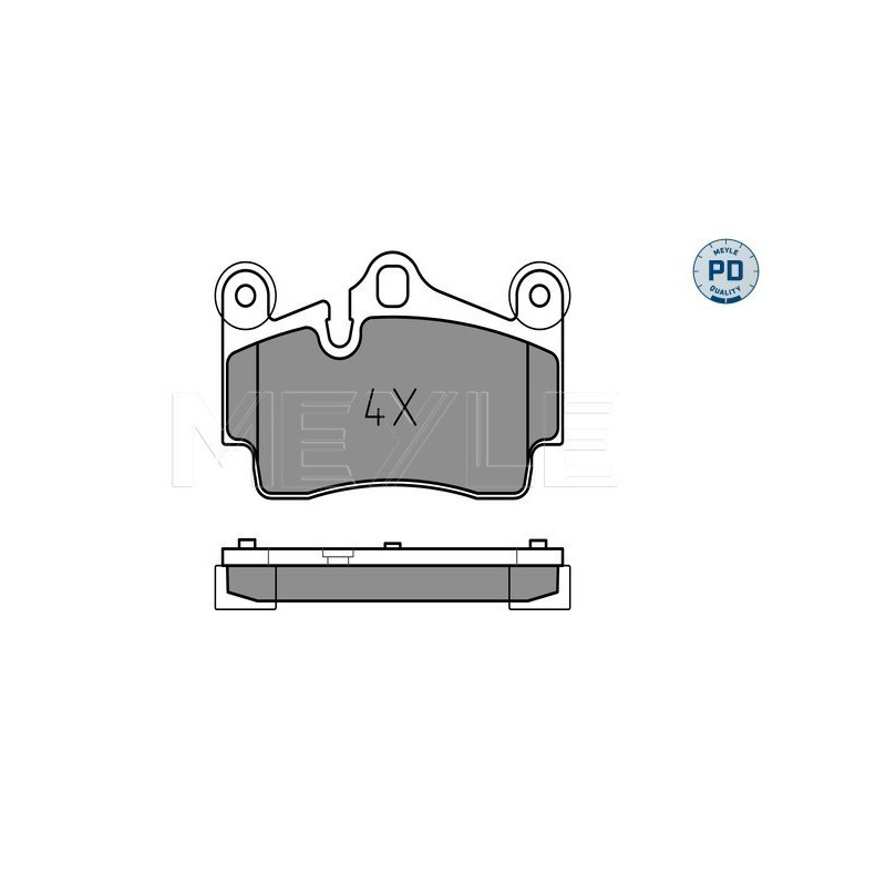 MEYLE 025 236 9417/PD Pastiglie freno posteriore per Touareg Q7 Cayenne