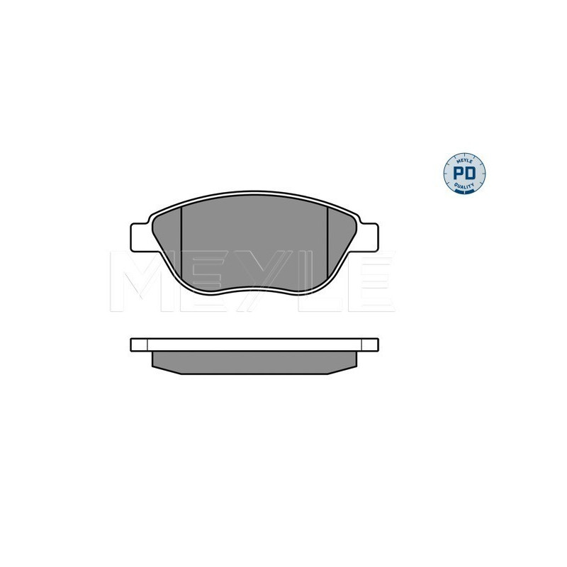 MEYLE 025 239 8119/PD Klocki hamulcowe przód dla 500L Corsa Corsavan