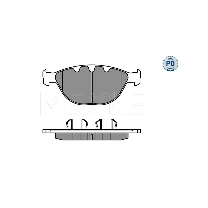 MEYLE 025 237 9120/PD Pastiglie freno anteriore per BMW 5 6 7