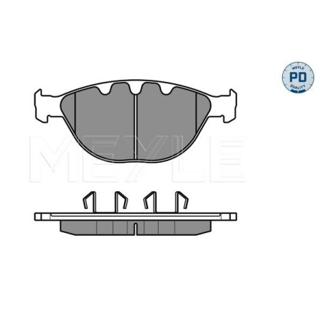 MEYLE 025 237 9120/PD Plaquettes de frein avant pour BMW 5 6 7