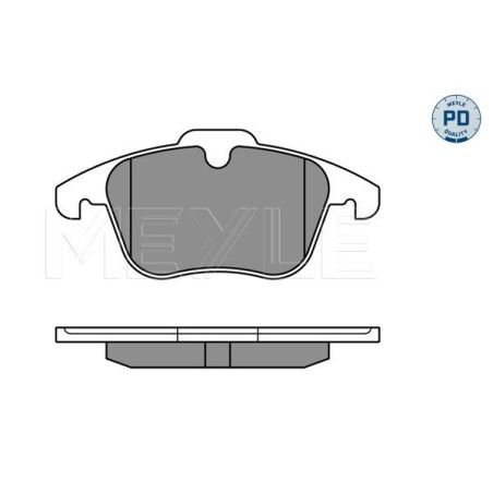 MEYLE 025 241 2319/PD Brake Pads Set Front for Mondeo V70 V60 S80 S60 XC70 Galaxy S-Max Freelander