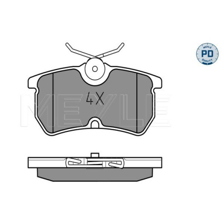 MEYLE 025 233 5314/PD Brake Pads Set Rear for Ford Focus Fiesta