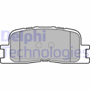 DELPHI LP2703 Pastiglie freno Posteriore per