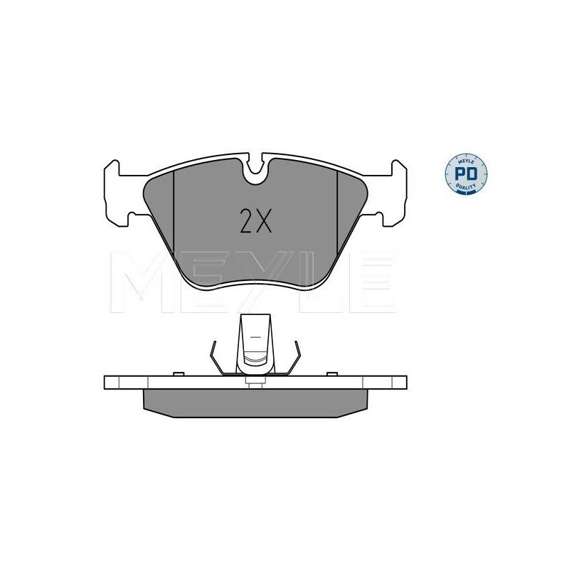 MEYLE 025 231 8320/PD Klocki hamulcowe przód dla BMW 3 X3 Z4