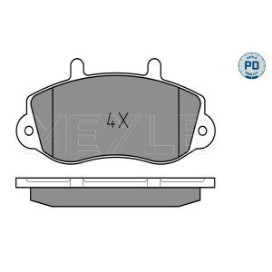 MEYLE 025 233 0218/PD Brake Pads Set Front for Movano Master