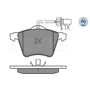 MEYLE 025 234 1819/PD Pastillas de freno delantero para Sharan Alhambra Galaxy