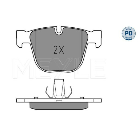 MEYLE 025 237 3017/PD Klocki hamulcowe tył dla BMW 5 X5 6 X6 7 3 1