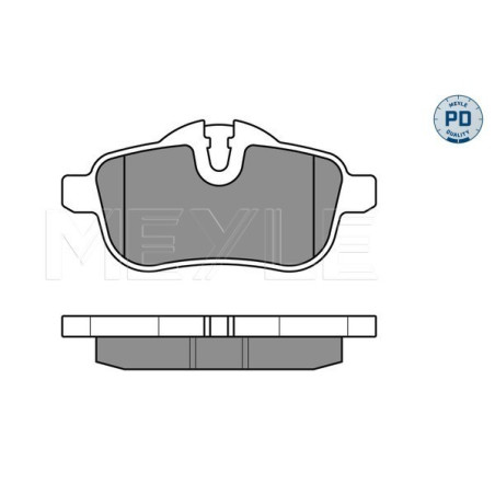 MEYLE 025 245 5918/PD Pastiglie freno posteriore per BMW Z4