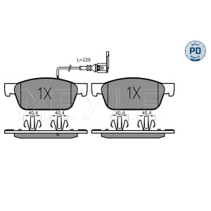 MEYLE 025 246 2318/PD Plaquettes de frein avant pour Transporter California Multivan