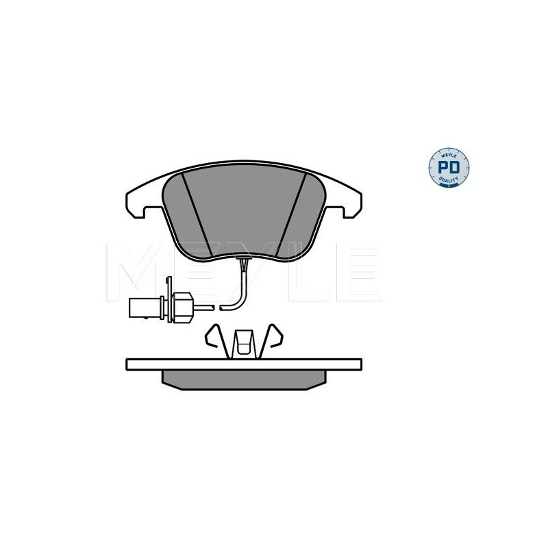 MEYLE 025 247 0520/PD Brake Pads Set Front for Audi A5 A4