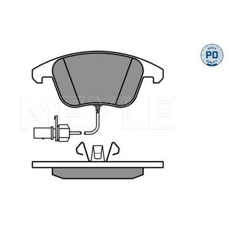 MEYLE 025 247 0520/PD Brake Pads Set Front for Audi A5 A4