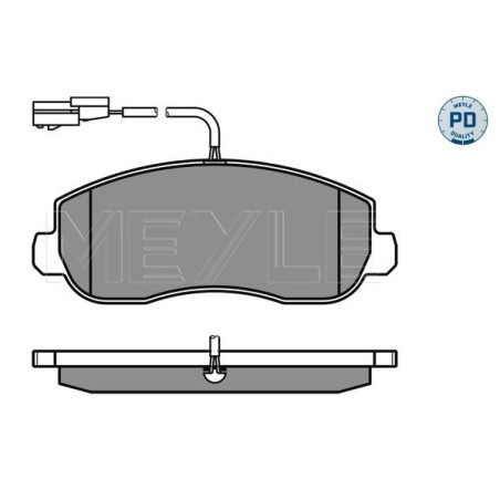 MEYLE 025 251 4718/PD Brake Pads Set Front for Movano Master NV400 Interstar