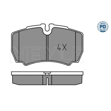 MEYLE 025 291 2320/PD Brake Pads Set Rear for Transit Daily