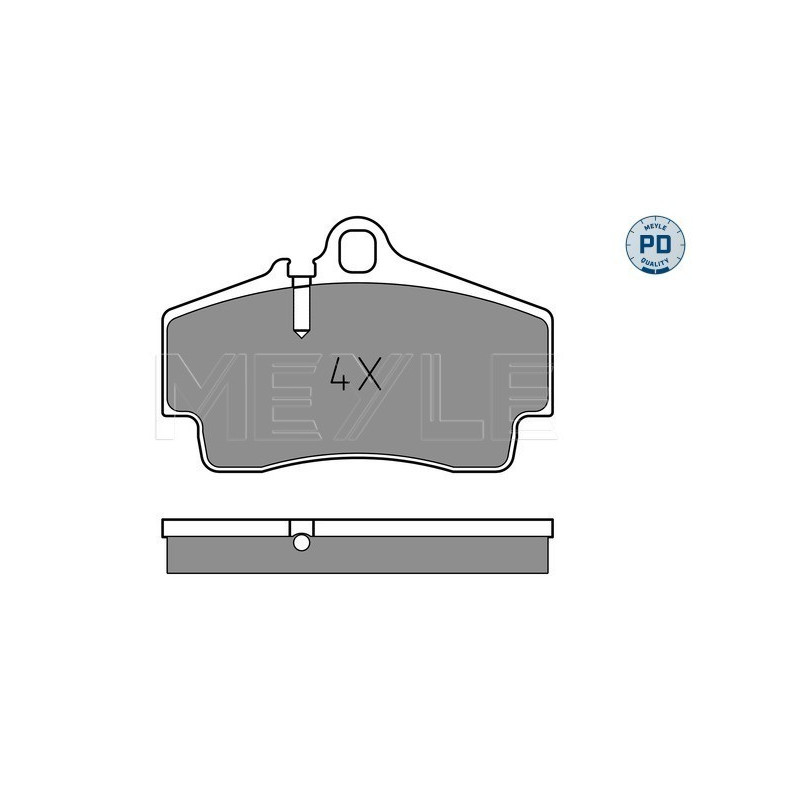 MEYLE 025 217 9216/PD Plaquettes de frein arrière pour 911 Boxster Cayman Boxter